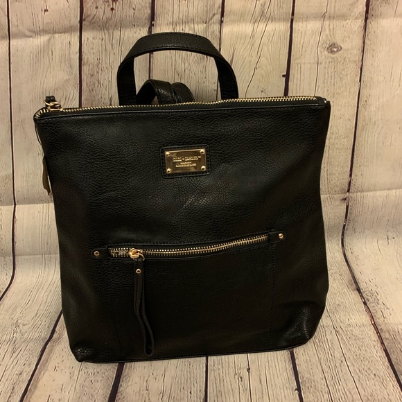 Black + Gold Zipper Backpack - Picture 6 of 6